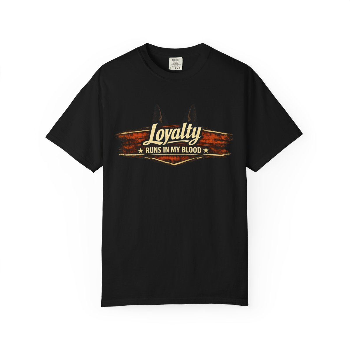 Loyalty Runs in My Blood — Shepherd Dad Collection Tee