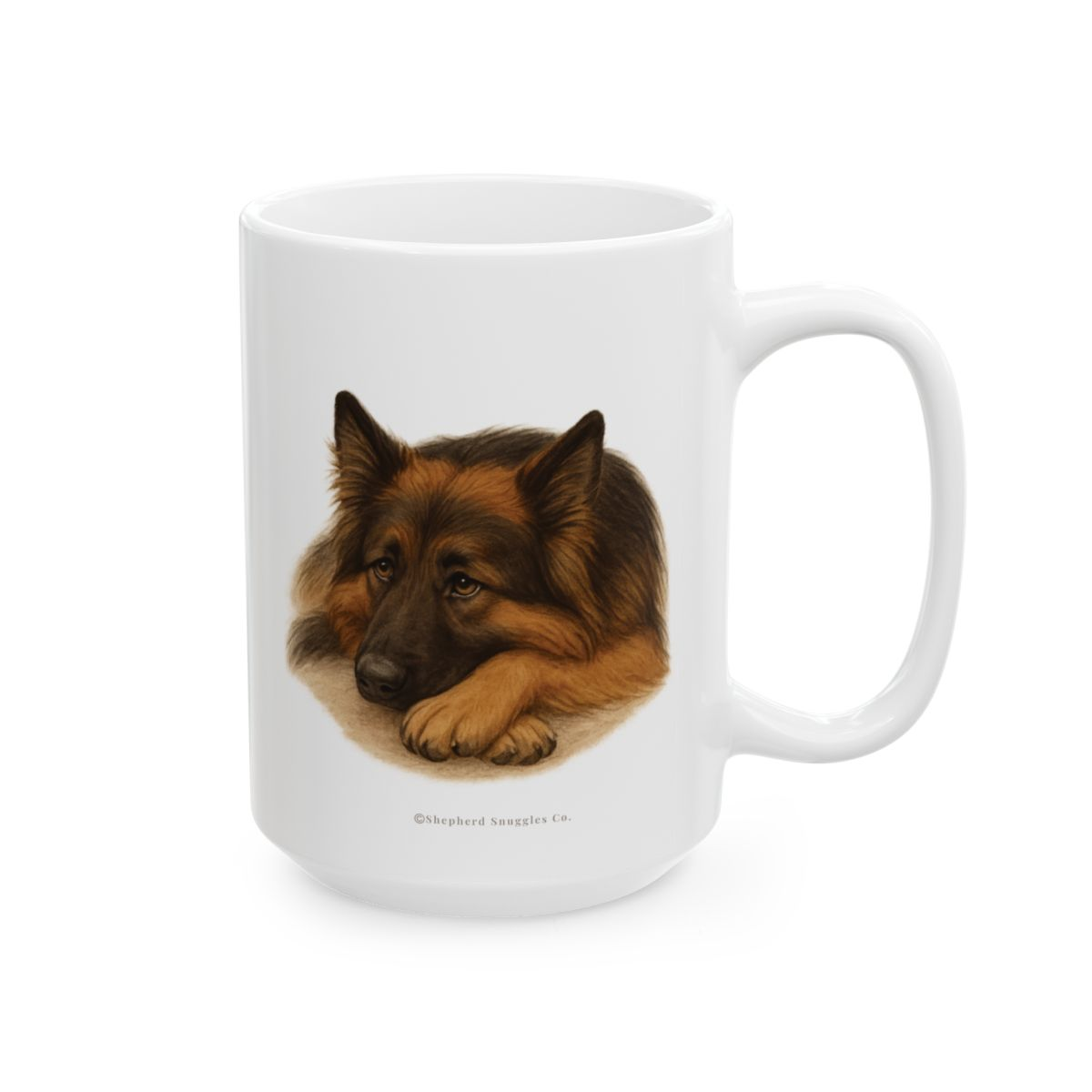 Meet The Shepherds — Jax — “A Shepherd Changes You in the Quietest, Most Beautiful Ways” 15oz Ceramic Mug