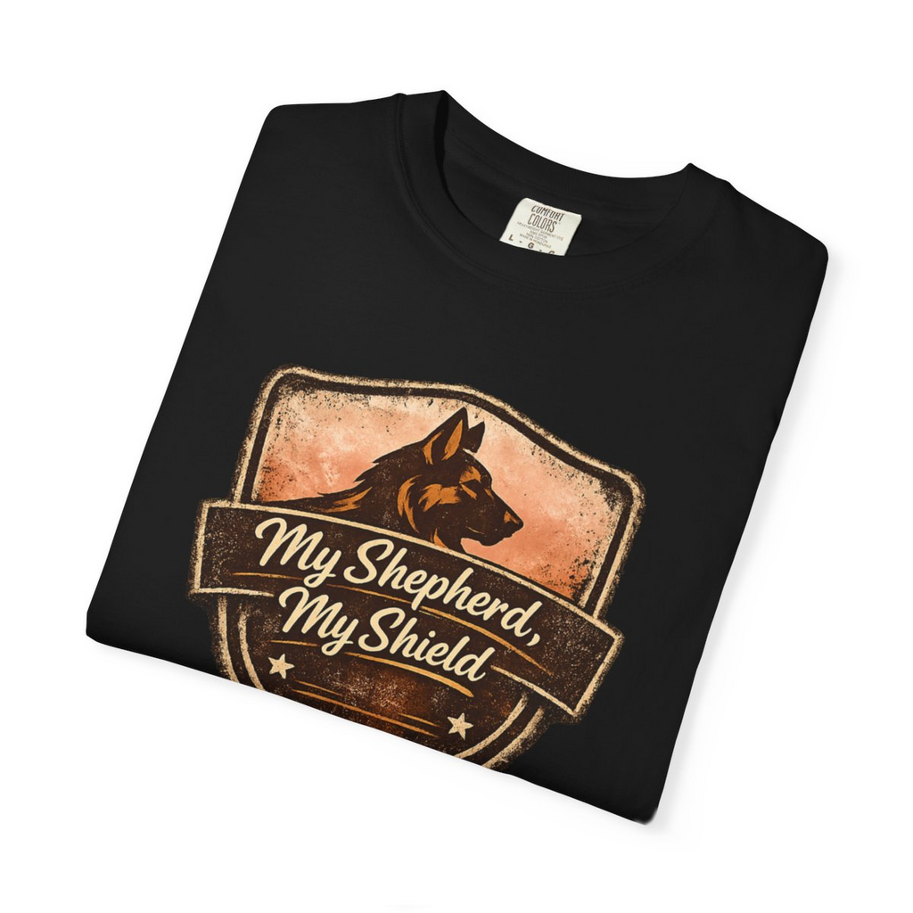 My Shepherd, My Shield — Shepherd Dad Collection Tee