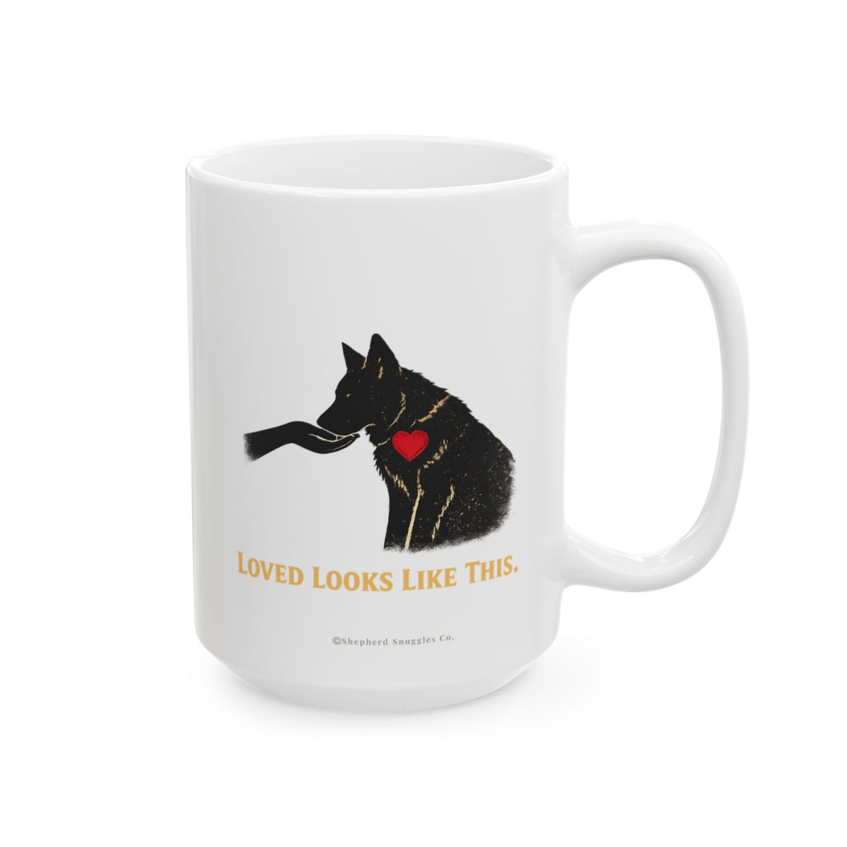 Price’s Rescue Collection — “Loved Looks Like This” 15oz Ceramic Mug