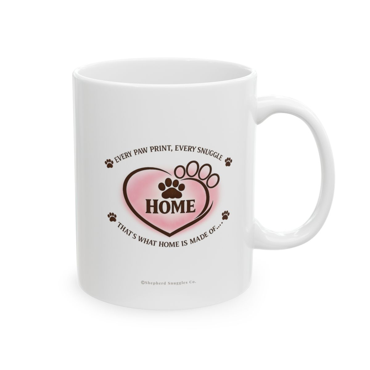 Every Paw Print, Every Snuggle — Shepherd MOM Collection (15oz Mug)